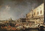 Canaletto reception of the french ambassador in venice Sweden oil painting reproduction