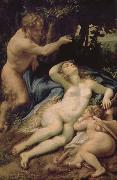 Correggio Venus and Eros was found Lin God Sweden oil painting reproduction