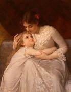 E.Munier Pardon, Mama France oil painting reproduction