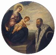 Tintoretto, Madonna with Child and Donor,