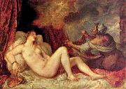 Titian, Titian unmatched handling of color is exemplified by his Danae,