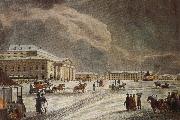 tchaikovsky the square in front of the mariinsky theatre in st petersburg in