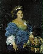 Titian Portrat der Laura de Dianti oil painting artist