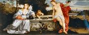 Titian Sacred and Profane Love oil painting artist