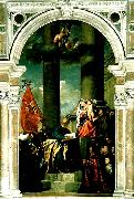 Titian pesaro altar oil painting artist