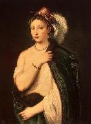 Titian Female Portrait oil painting artist