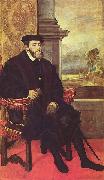 Titian Portrat des Karl V. im Lehnstuhl oil painting artist