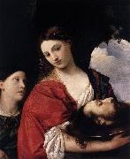 Titian Salome con la testa del Battista oil painting artist