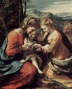 Correggio, Die Mystische Hochzeit der Hl. Katharina von Alexandrien