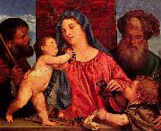 Titian, Kirschen-Madonna