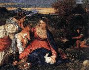 Titian, Die Madonna mit dem Kaninchen