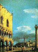 Canaletto, The Piazzetta- Looking South
