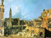 Canaletto The Stonemason\'s Yard Norge oil painting reproduction