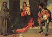 Giorgione Madonna and Child with SS.ANTHONY AND rOCK Sweden oil painting reproduction