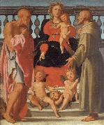 Pontormo, Madonna and Child with SS.Jerome and Francis and Two Angels