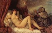 Titian Danae Sweden oil painting reproduction