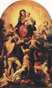 Correggio, Madonna with Saint Sebastian
