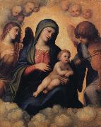 Correggio, Madonna and Child with Angels playing Musical Instruments