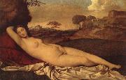 Titian The goddess becomes a woman Spain oil painting reproduction
