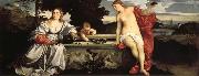 Titian Sacred and Profane Love Norge oil painting reproduction