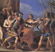 GUERCINO Hersilia Separating Romulus from Tatius (mk05) Norge oil painting reproduction