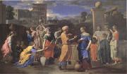 Poussin Eliezer and Rebecca (mk05) Sweden oil painting reproduction