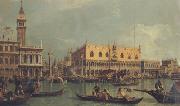 Canaletto La Piazzetta e il Palazzo Kucale dal bacino di S.Marco (mk21) Spain oil painting reproduction