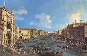 Canaletto Regatta on the Canale Grande (mk08) Norge oil painting reproduction