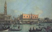 Canaletto A View of the Ducal Palace in Venice (mk21) Norge oil painting reproduction