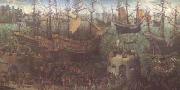 Anonymous The Embarkation of Henry VIII at Dover (mk25) USA oil painting reproduction