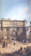 Canaletto Rome The Arch of Septimius Severus (mk25) France oil painting reproduction