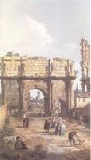 Canaletto Rome The Arch of Constantine (mk25) Spain oil painting reproduction