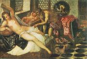Tintoretto Vulcanus Takes Mars and Venus Unawares Sweden oil painting reproduction