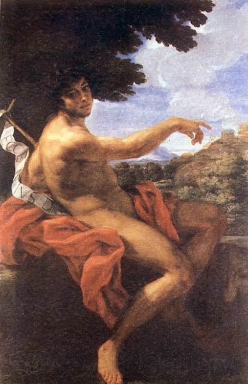BACCHIACCA St John the Baptist ff Norge oil painting art
