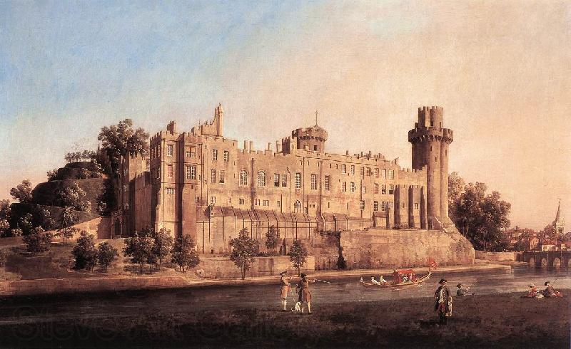 Canaletto Warwick Castle: the South Front df Norge oil painting art