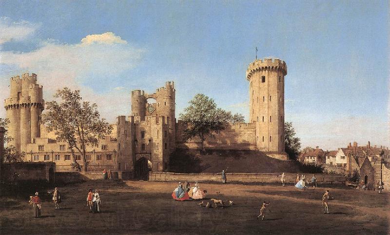 Canaletto Warwick Castle: the East Front df Spain oil painting art