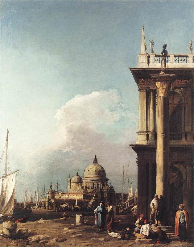Canaletto Venice: The Piazzetta Looking South-west towards S. Maria della Salute sdfg Spain oil painting art