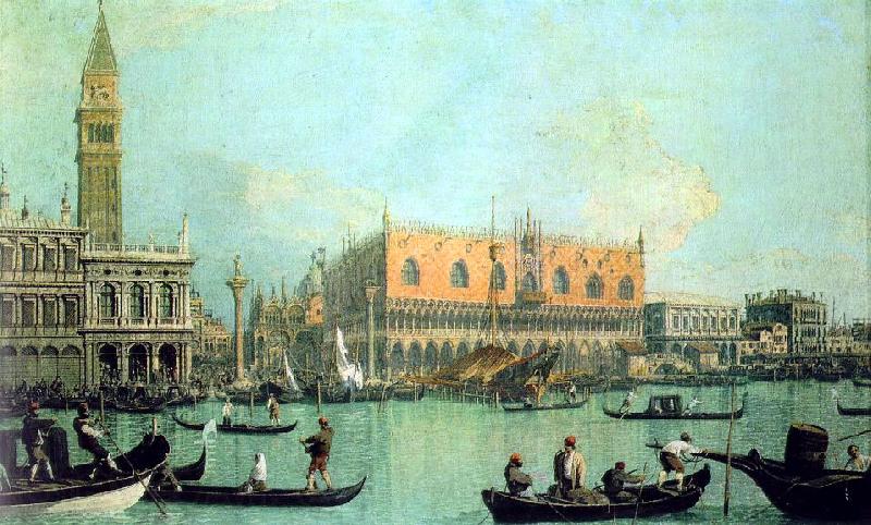 Canaletto Veduta del Palazzo Ducale France oil painting art