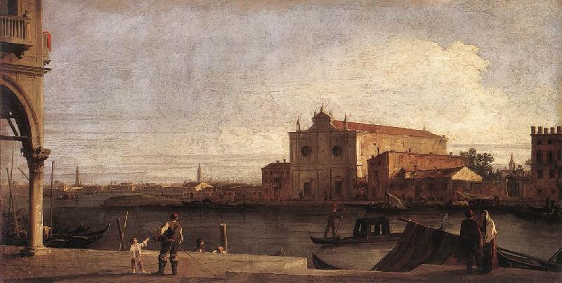 Canaletto View of San Giovanni dei Battuti at Murano d Germany oil painting art
