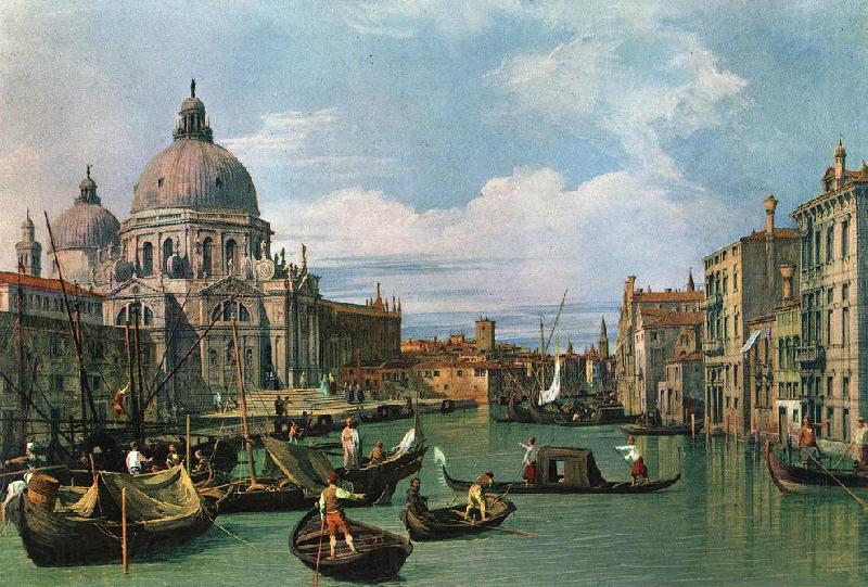 Canaletto The Grand Canal and the Church of the Salute df Norge oil painting art