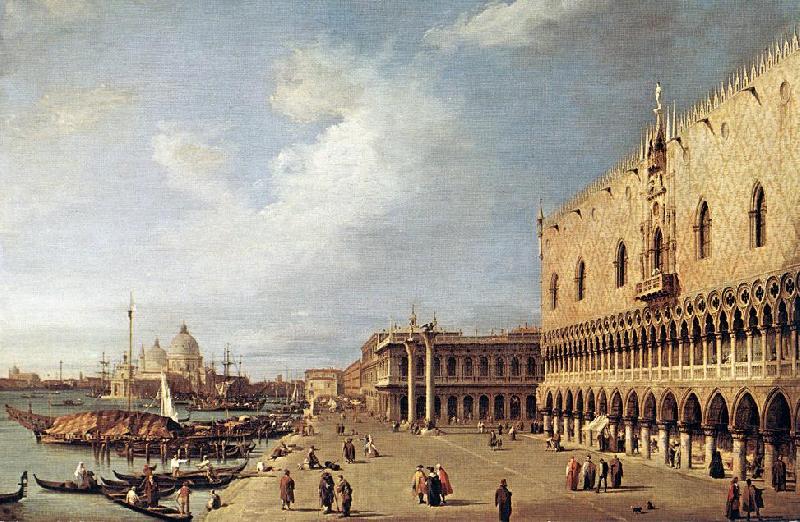 Canaletto View of the Ducal Palace f Spain oil painting art