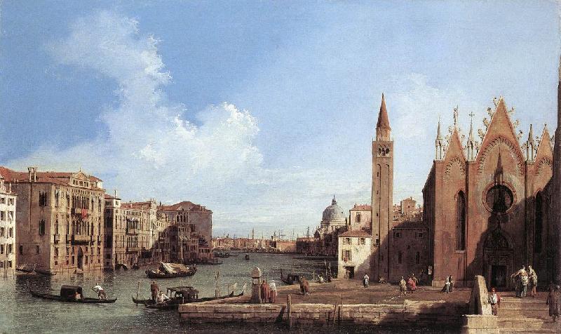 Canaletto Grand Canal: from Santa Maria della Carit to the Bacino di San Marco d France oil painting art