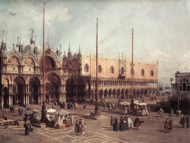 Canaletto Piazza San Marco: Looking South-East Spain oil painting art