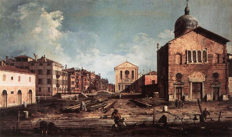 Canaletto View of San Giuseppe di Castello d France oil painting art