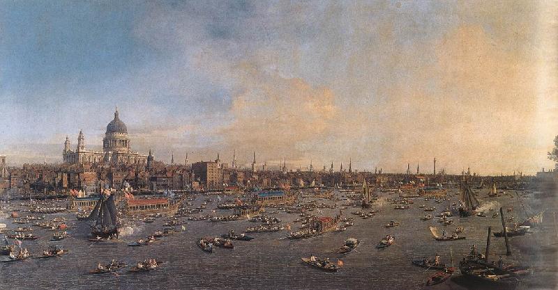 Canaletto The Thames and the City fcf Norge oil painting art