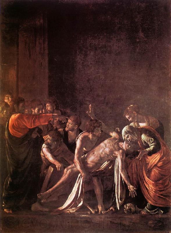 Caravaggio The Raising of Lazarus fg Spain oil painting art