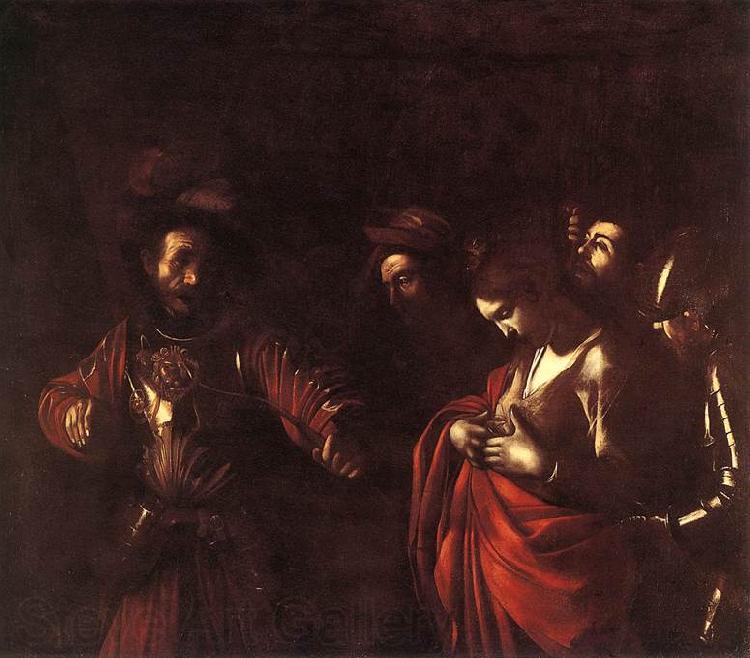 Caravaggio The Martyrdom of St Ursula f Spain oil painting art