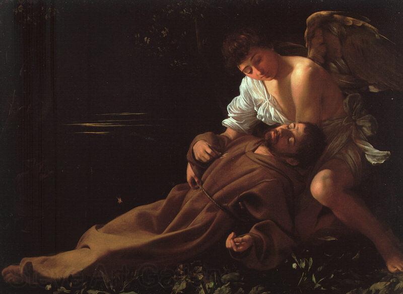 Caravaggio St.Francis in Ecstasy Spain oil painting art