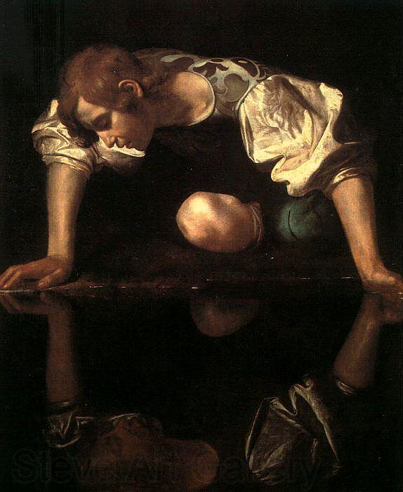 Caravaggio Narcissus Norge oil painting art