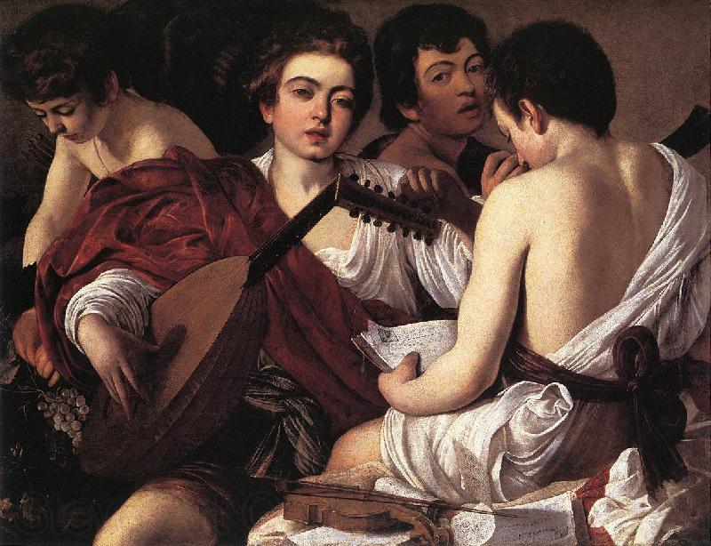 Caravaggio The Musicians f Germany oil painting art